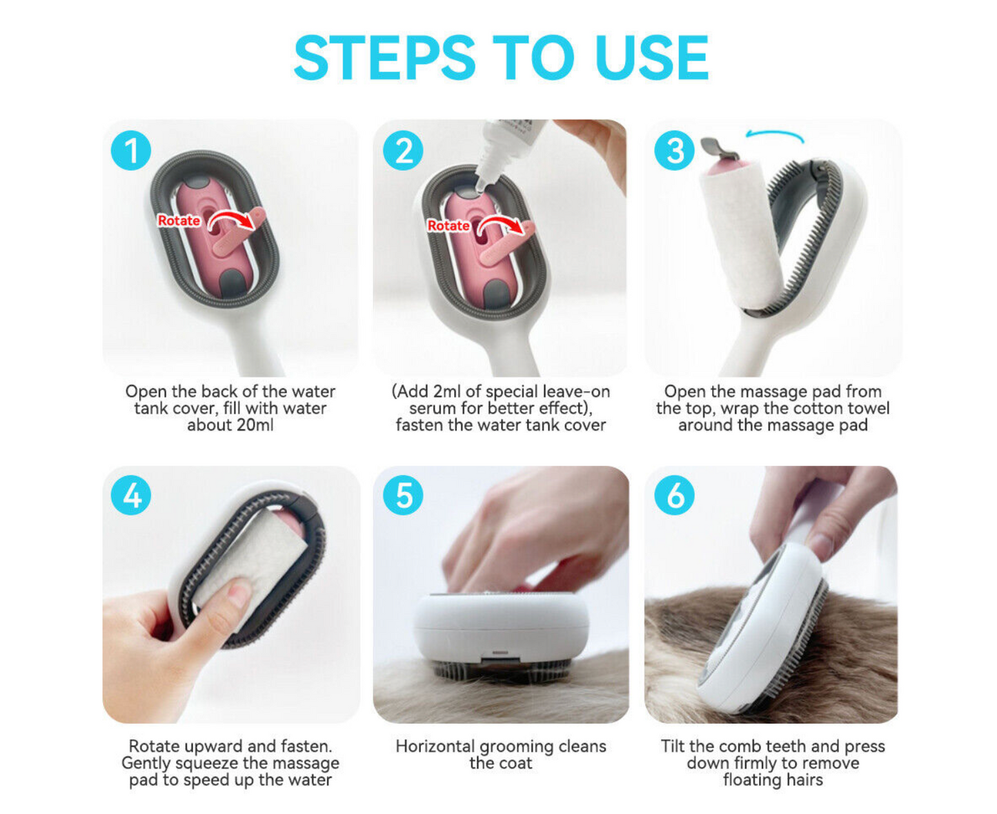 How to Use Sticky Cat Brush