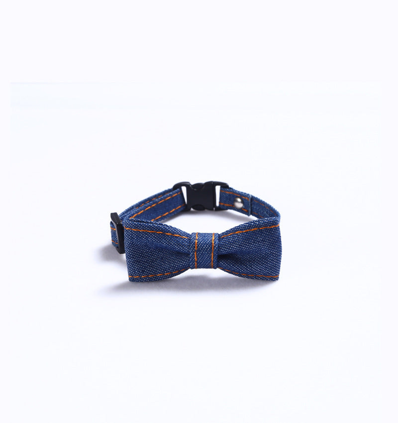 Cattitude‘s denim tie/collar