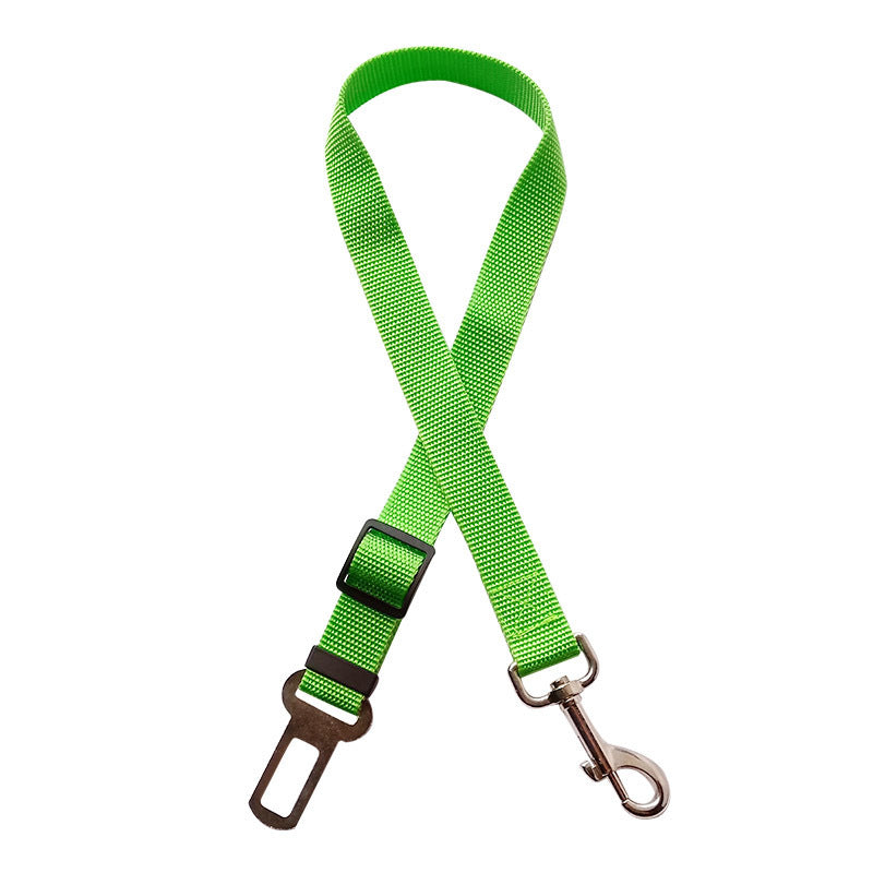 safety car belt for cats green