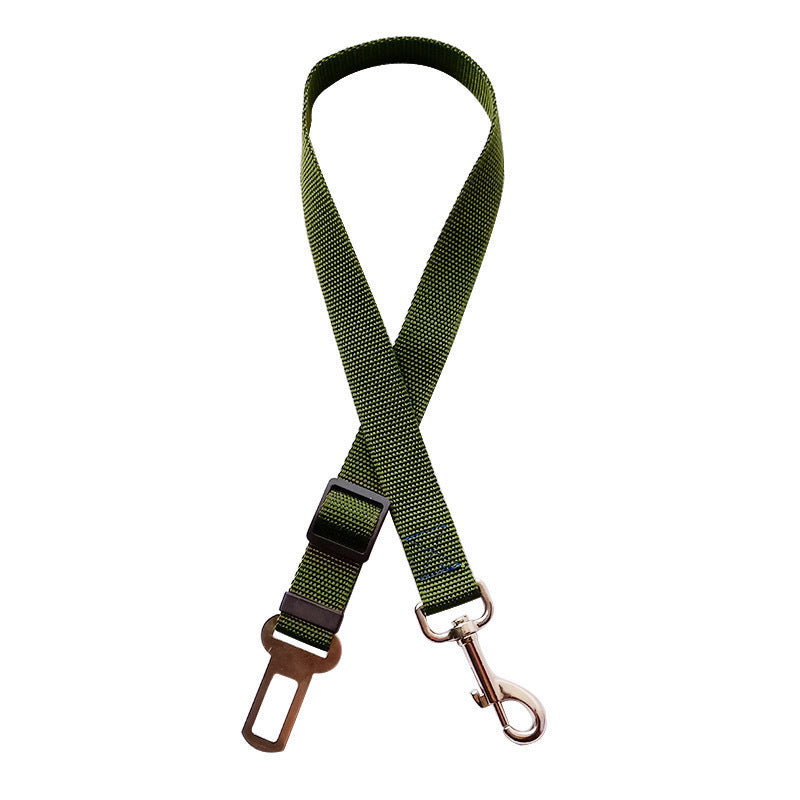 cat seat belt green