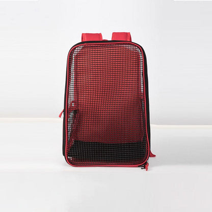travel backpack cat red