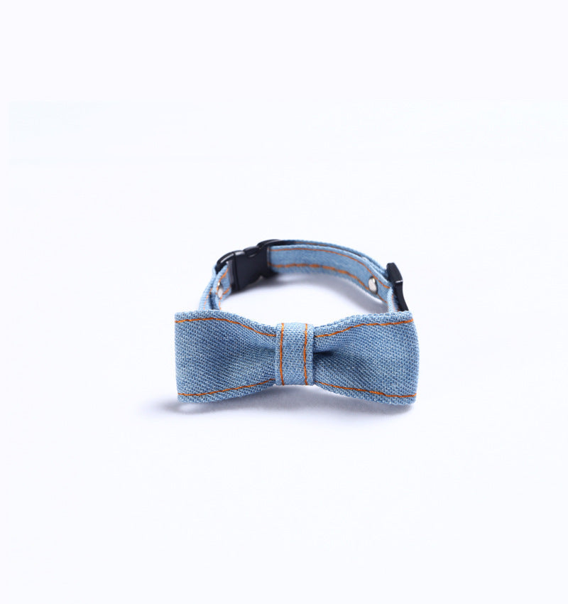 Cattitude‘s denim tie/collar