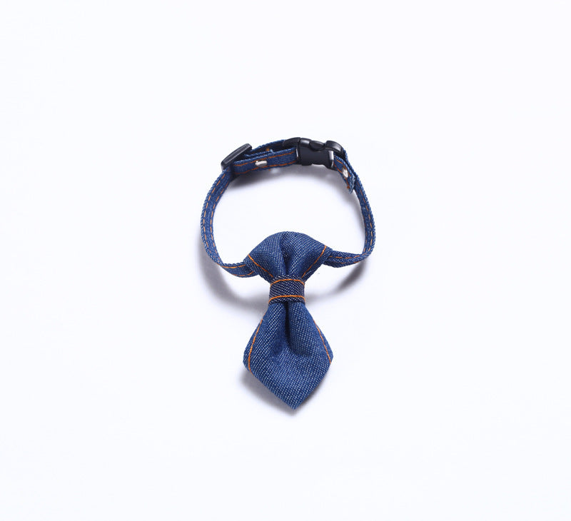 Cattitude‘s denim tie/collar