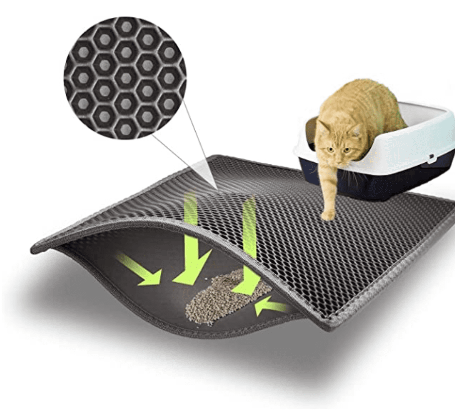 Litter Mat Smart Honeycomb Design